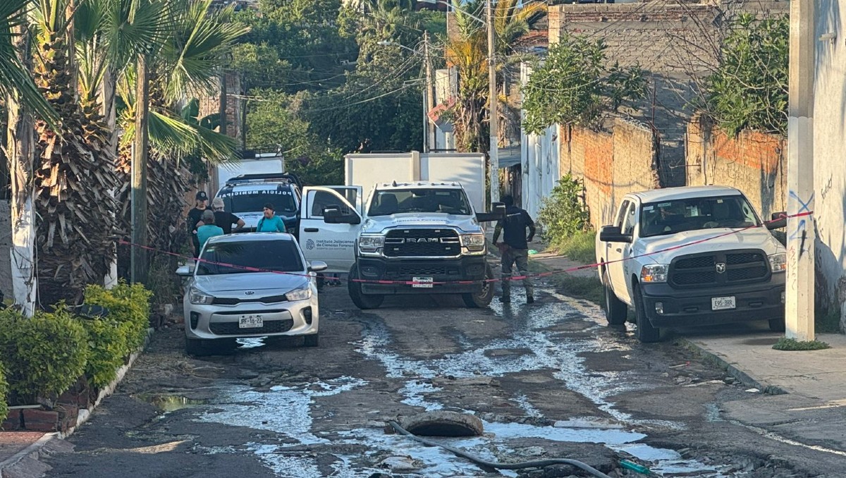 Trabajan en localización de restos humanos en la colonia Arroyo Hondo de Zapopan (Alan Castellanos)