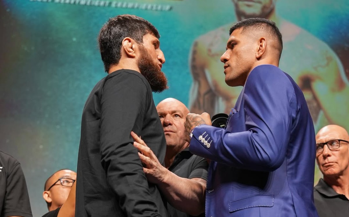 Magomed Ankalaev vs Alex Pereira EN VIVO. Dónde ver UFC 320 hoy (Instagram @ufcespanol)