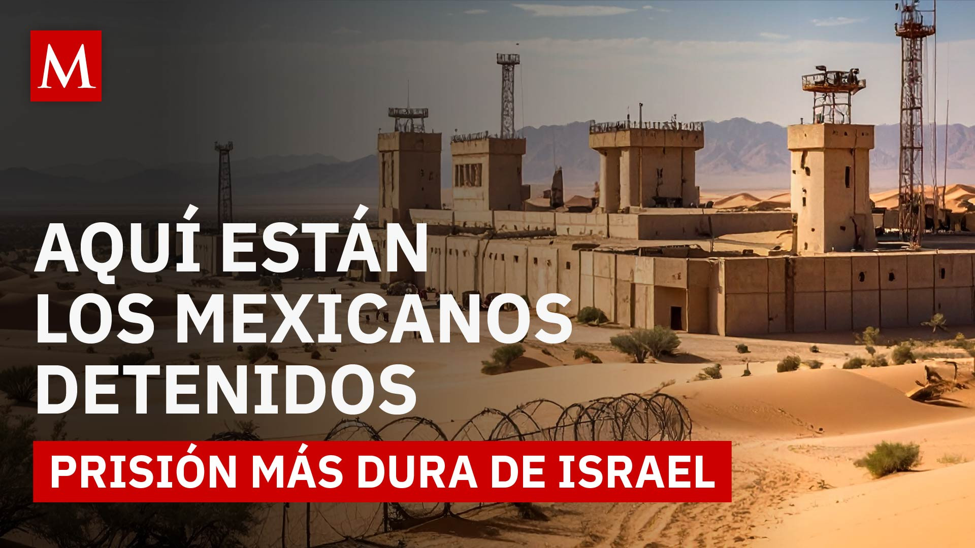 Mexicanos detenidos en Ketziot: lo que no se cuenta de la prisión en el desierto