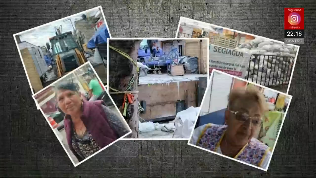 Vecinas de Iztapalapa denuncian vivir entre socavones peligrosos