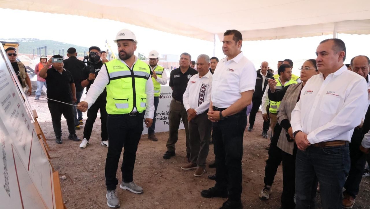 Armenta supervisa construcción de campus USEP en Tepexi, Puebla | Especial