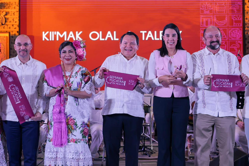 El Gobernador Joaquín Díaz Mena inauguró la edición 2025 de la Semana de Yucatán en México