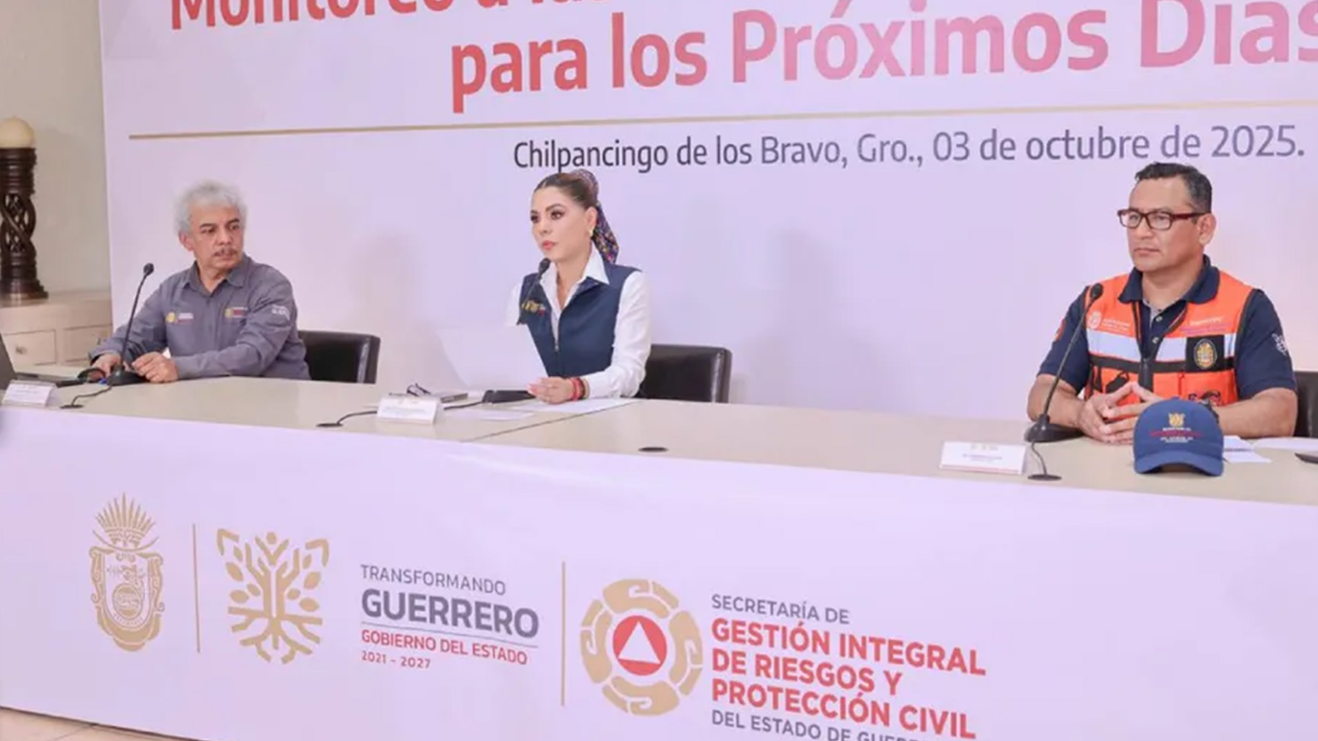 En Guerrero, la gobernadora Evelyn Salgado activa protocolos ante lluvias intensas
