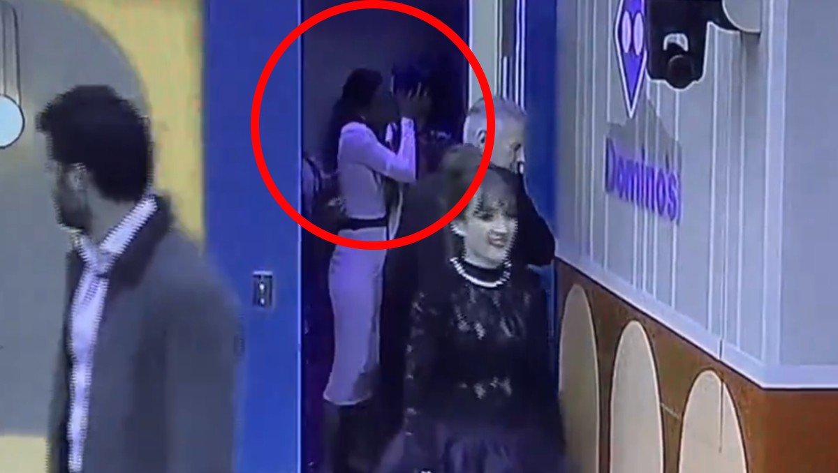 VIDEO revela si Mar Contreras besó a Aldo en la boca. | Captura La Casa de los Famosos México.