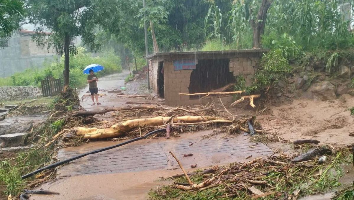 El alcalde de Santo Tomás solicitó apoyo a las autoridades ante los daños por lluvias. Foto: (Especial)