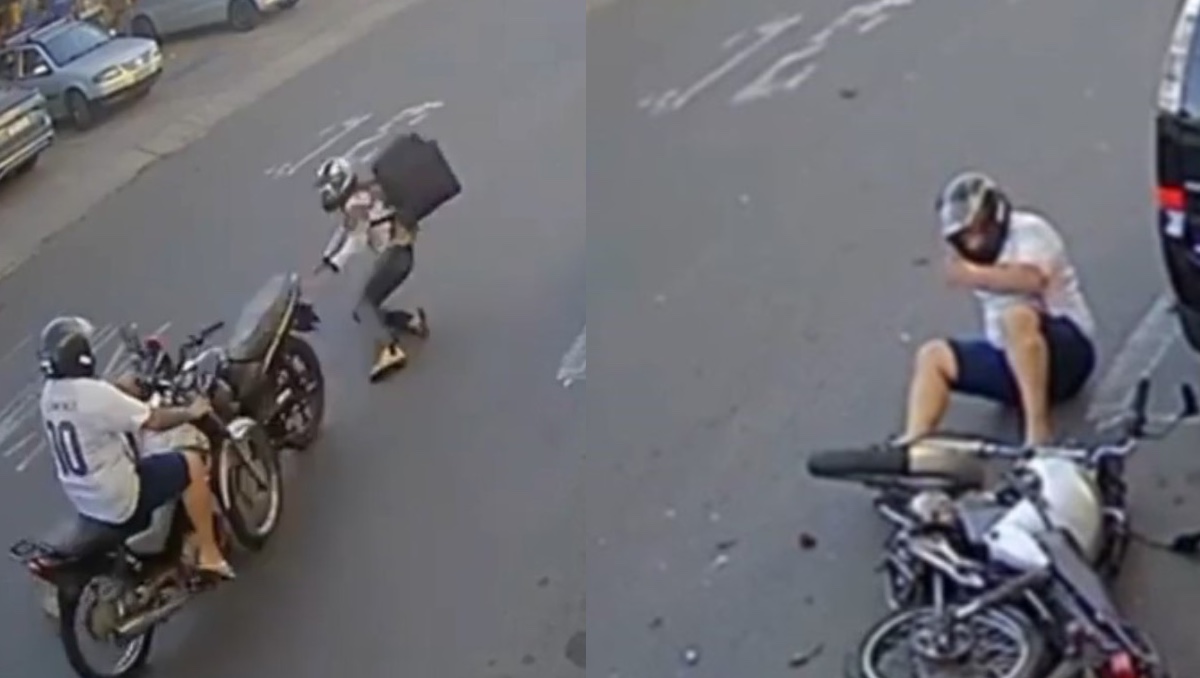 Choque de motos causa revuelo. | ESPECIAL