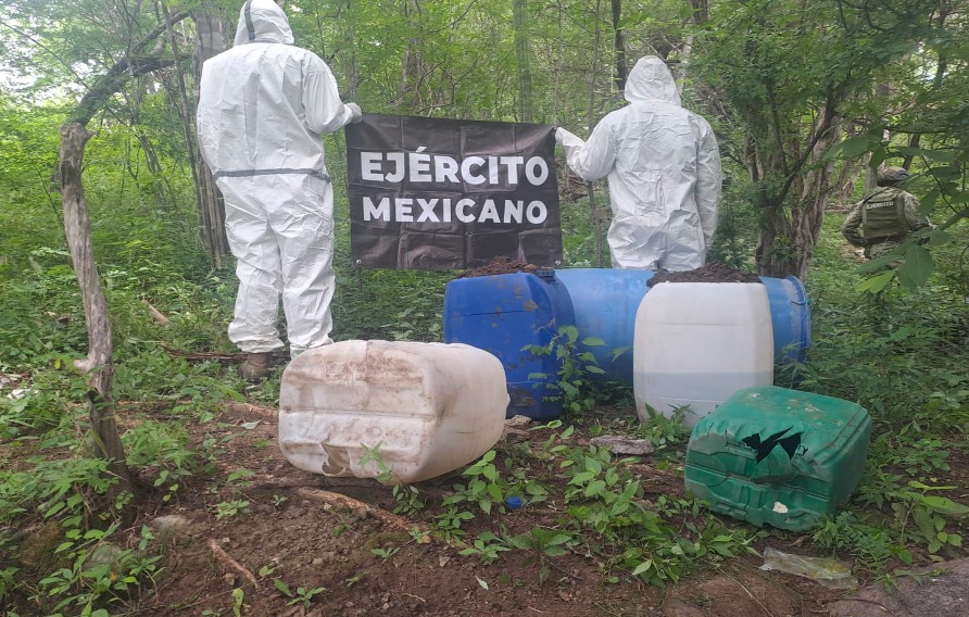 El Ejército halló mil 46 centros de almacenamiento de drogas en Sinaloa. | Especial