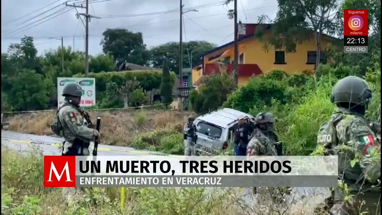 Enfrentamiento en el sur de Veracruz deja un presunto delincuente muerto y tres heridos