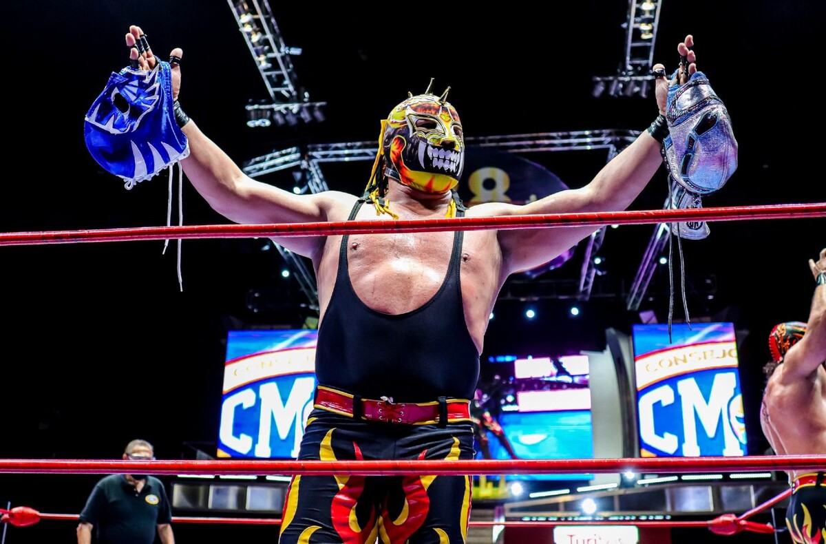 Mephisto fue jugador del Toluca antes de ser luchador (CMLL)