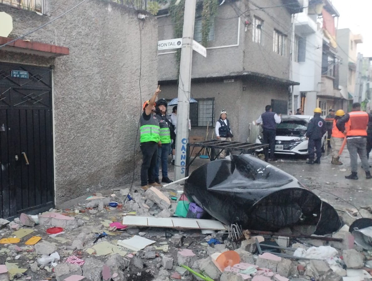 Reportan explosión de tanque de Gas LP en Iztacalco, CdMx. | Especial