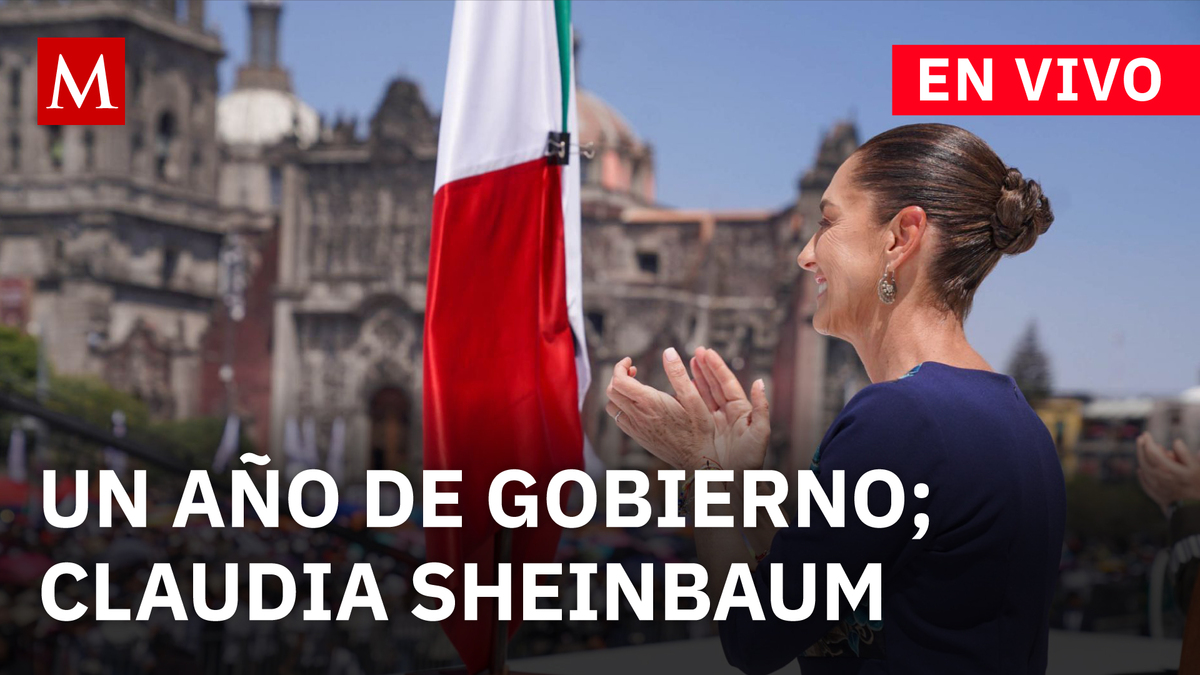 Sheinbaum celebra su primer año de Gobierno en CdMx