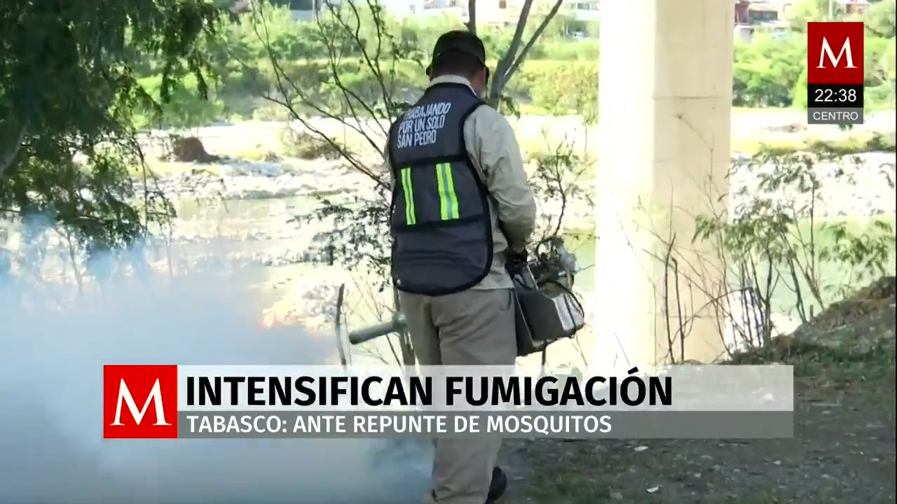 Tabasco refuerza fumigación contra el dengue tras reducción de casos