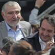 Adán Augusto López y Andrés Manuel López Beltrán llegan al Zócalo para el informe. | Especial