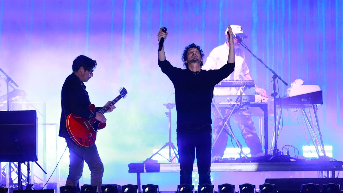 La banda liderada por León Larregui, se entregó a los tapatíos por más de una hora (Foto: Cortesía Carlos Zepeda)