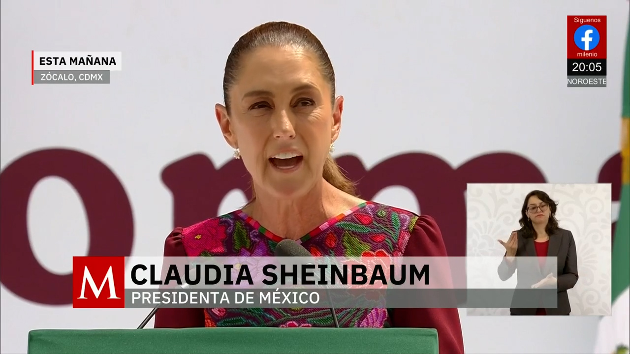 Claudia Sheinbaum define el legado que quiere dejar al frente de la Cuarta Transformación