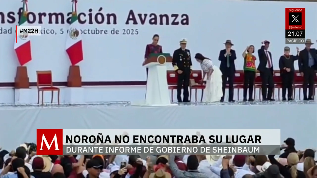 Confusión por la colocación de asientos en el discurso de Claudia Sheinbaum en el Zócalo