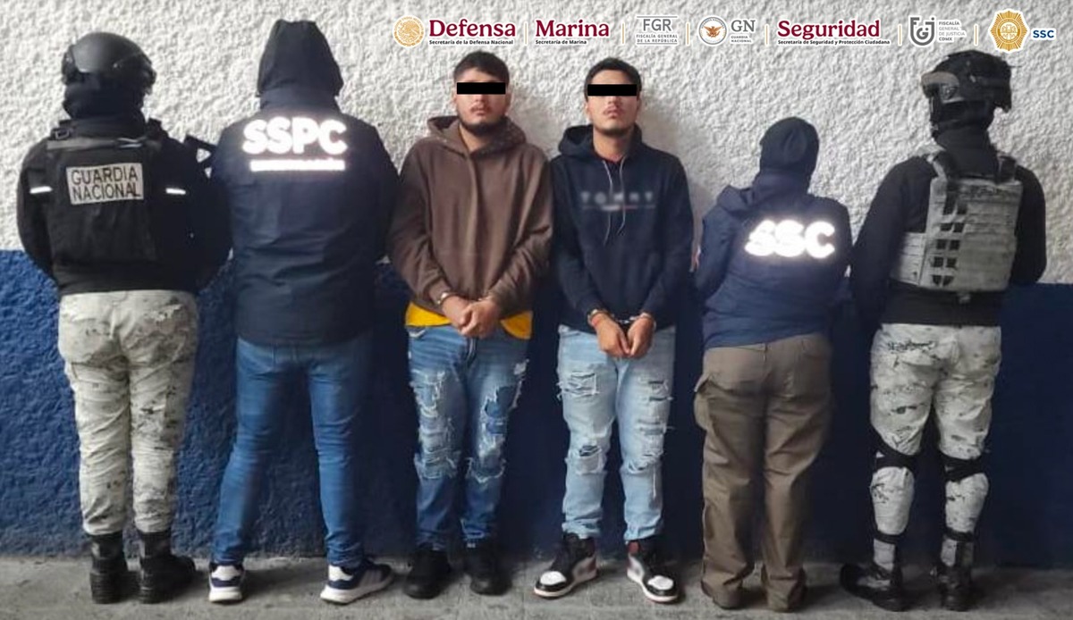 Diego ‘N’ y a Derek Abraham ‘N’, El Duro, son los detenidos.