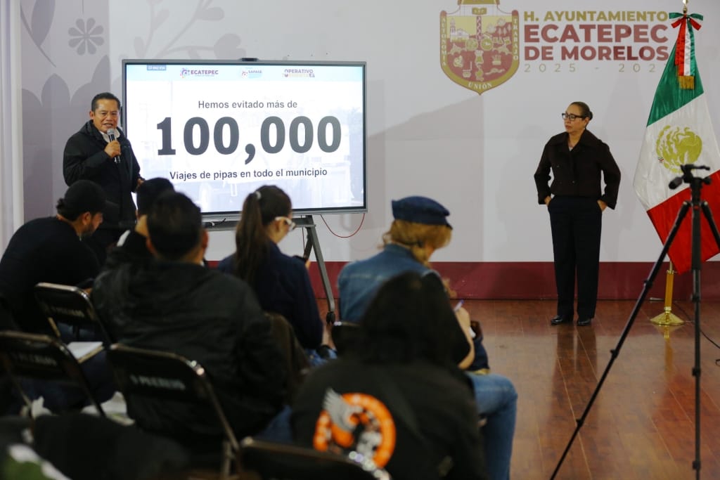 En Ecatepec 275 mil habitantes de esta región ya tienen agua potable por la red. | Especial