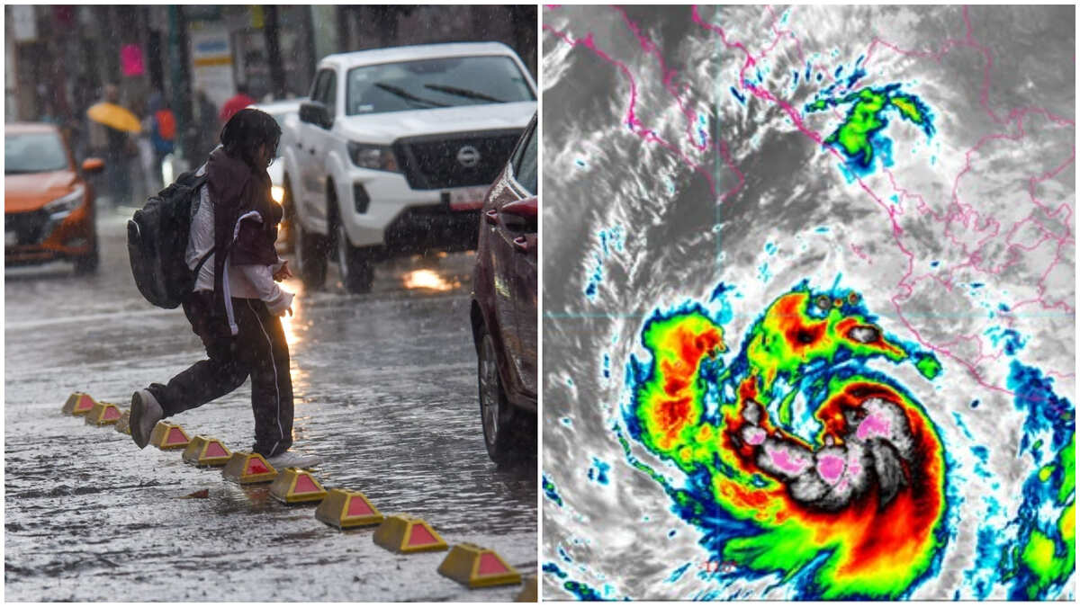 Estos son todos los estados afectados por el huracán 'Priscilla' | Conagua / Cuartoscuro