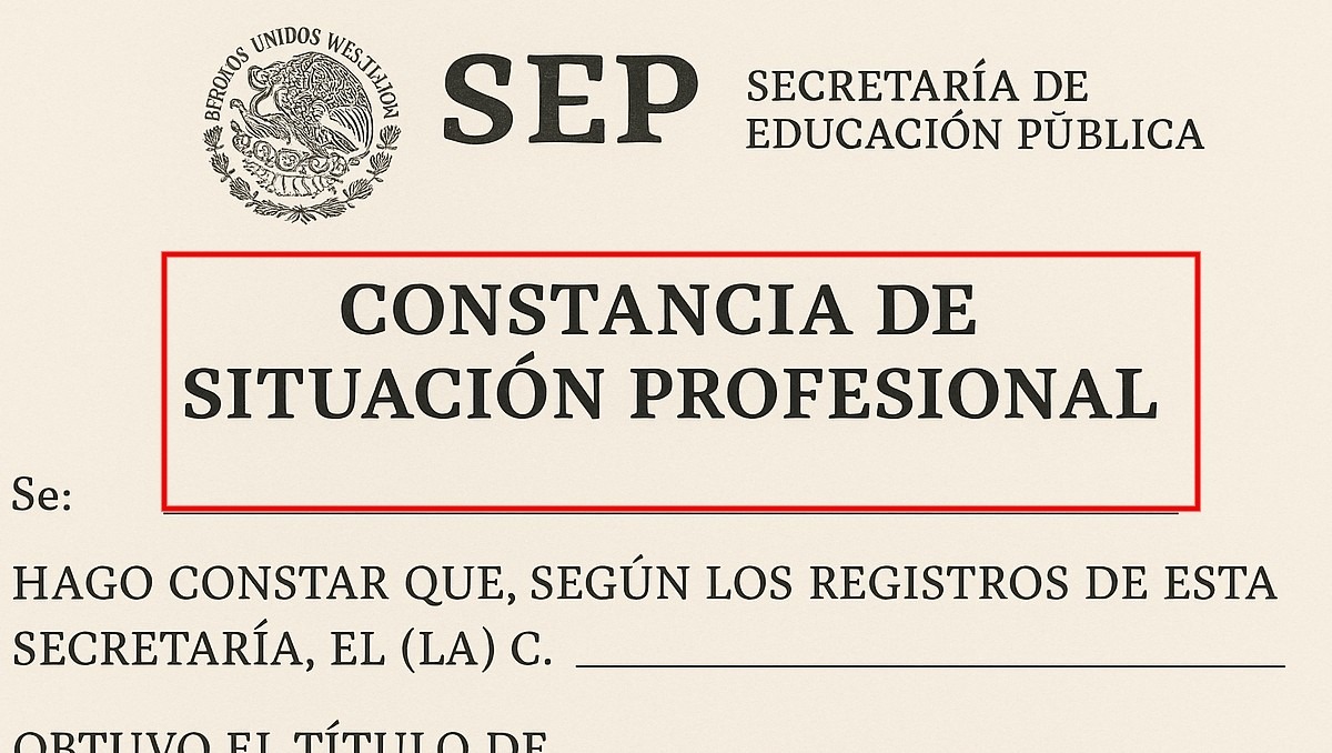 Esta es la forma de descargar la Constancia de Situación Profesional | IA Discover MILENIO