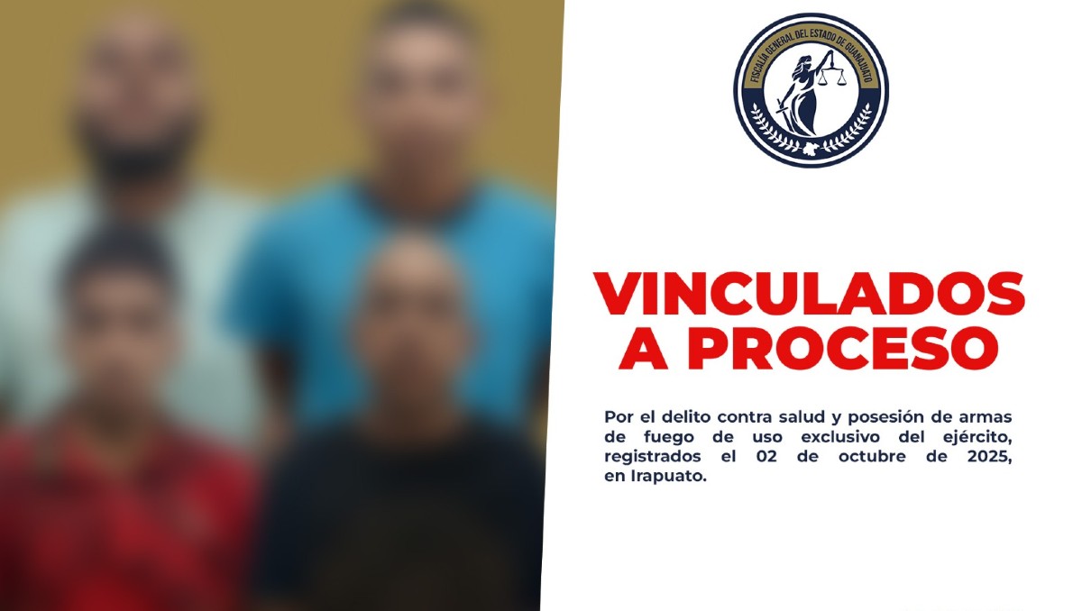 Durante la intervención, fueron detenidos José Eduardo “N”, Alejandro Daniel “N”, José Armando “N” y Eric “N”. | Cortesía