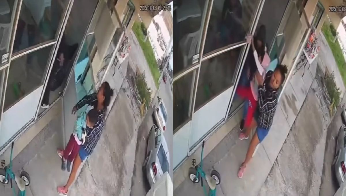 La sustracción de los menores se realizó en 44 segundos. Foto: (Especial)