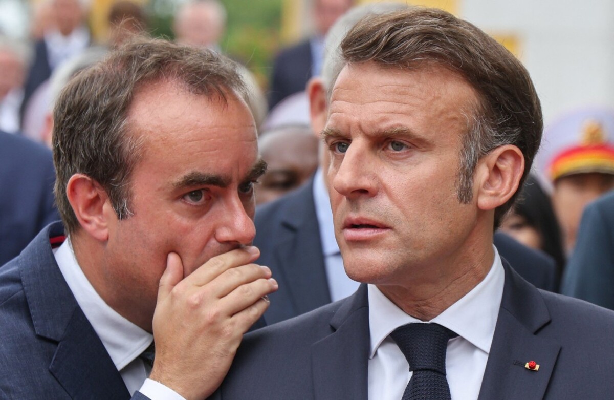 Macron pidió a Sebastien Lecornu que permanezca unas horas más en el cargo. | AFP