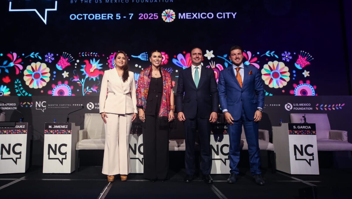 El mandatario estatal participó en un panel en el North Capital Fórum. | Araceli López.