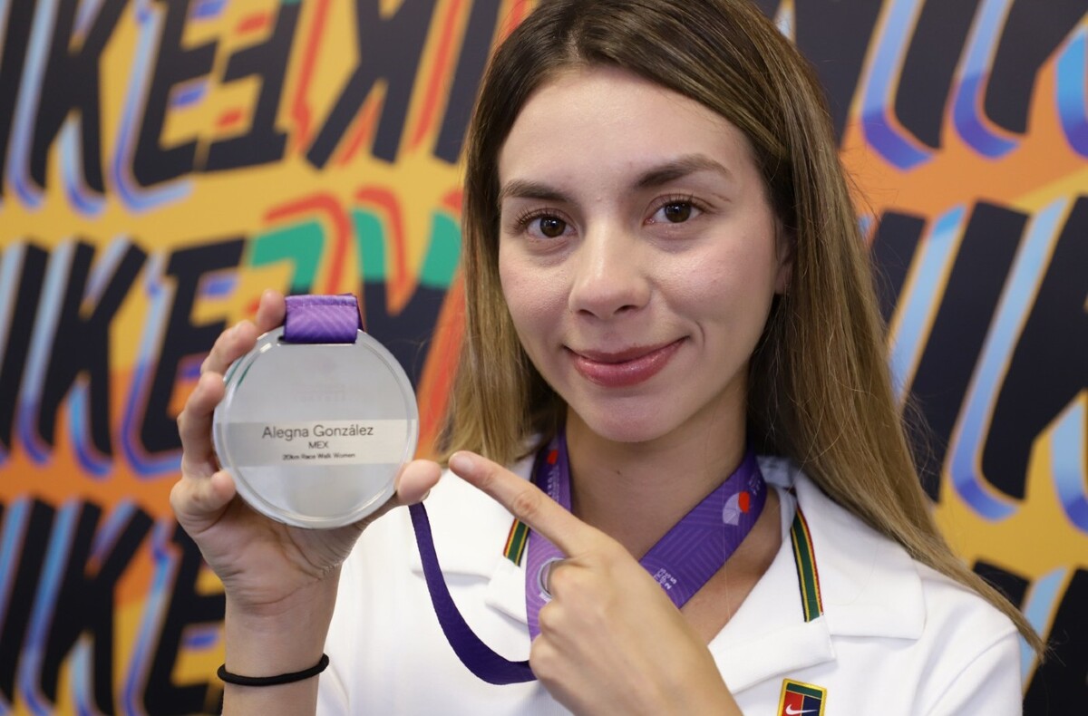 Marchista mexicana Alegna González, subcampeona del mundo, apunta a una medalla olímpica en 2028 (Santiago Chaparro)