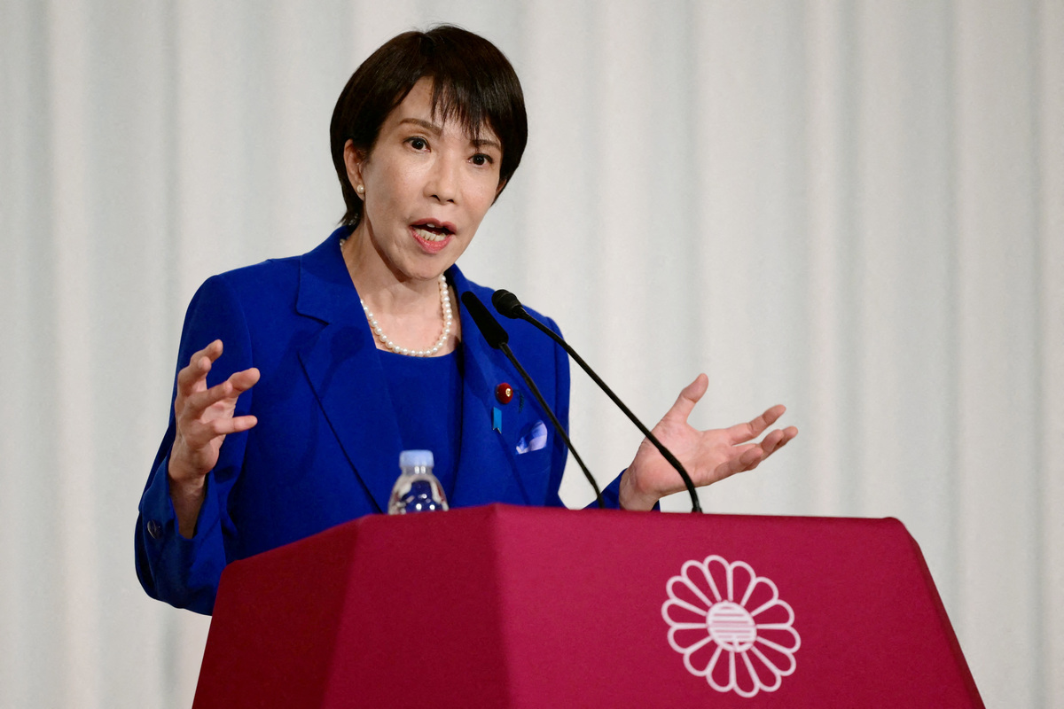 Sanae Takaichi, recién elegida dirigente del gobernante Partido Liberal Democrático. | Reuters