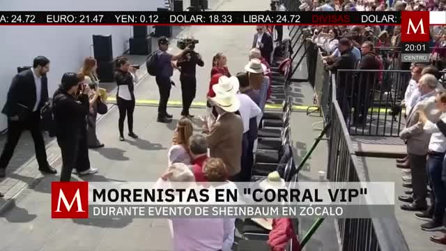 Sheinbaum celebró su primer año de mandato en el zócalo | Pedro Gamboa, 6 de octubre de 2025