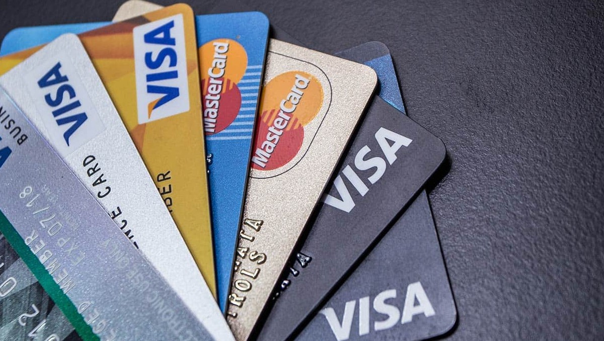 Tarjetas bancarias.