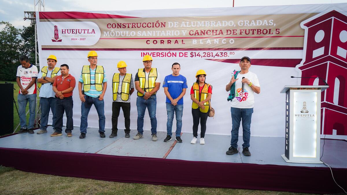 Arrancan trabajos de mejora en área deportiva “Los Corrales Blancos”
