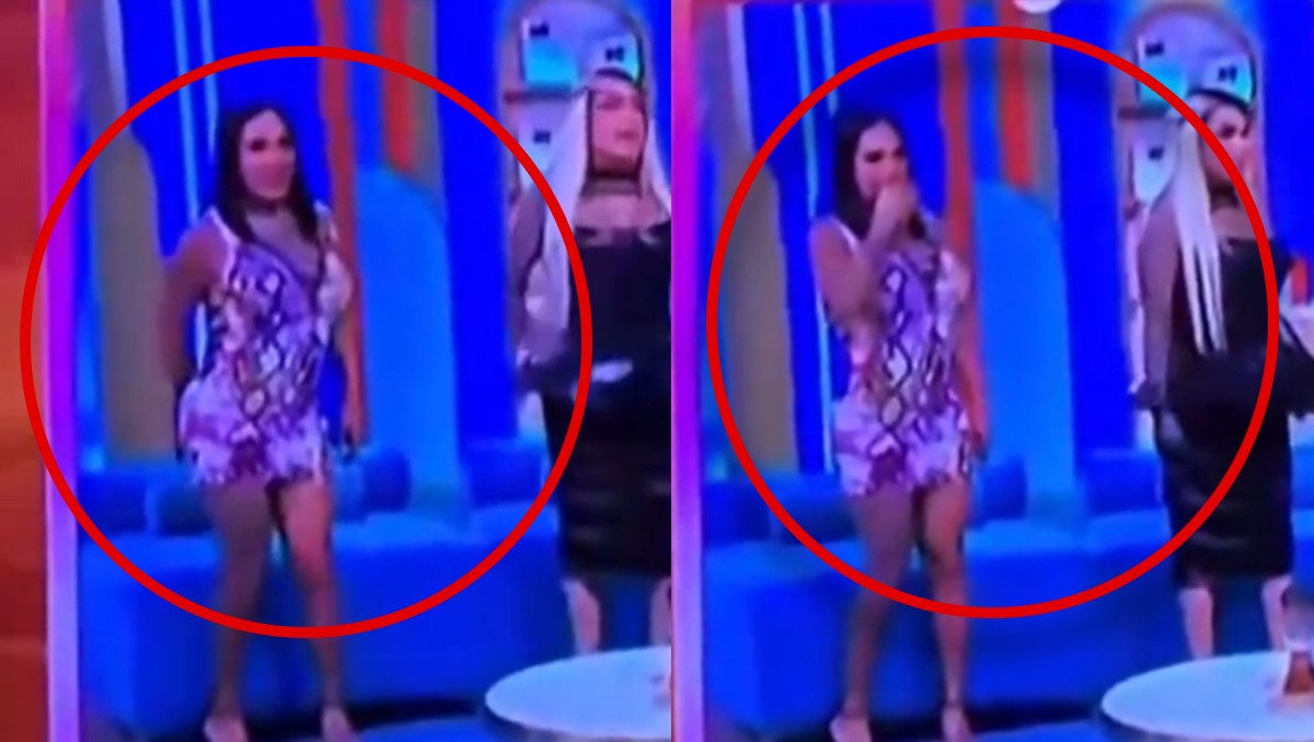 Captan bochornoso momento de Karina Torres en LCDF. | Foto: Captura La Casa de los Famosos
