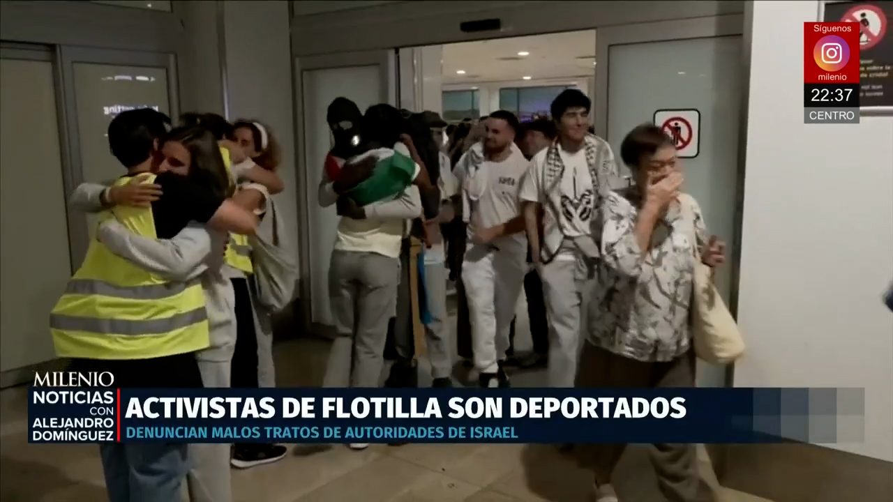 Detenidos de la flotilla Global Sumud comienzan a ser deportados a Grecia