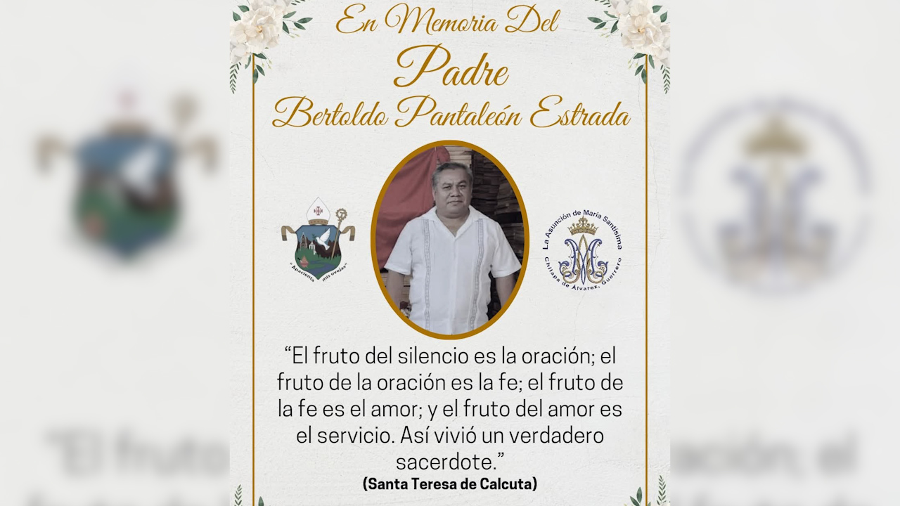 Episcopado Mexicano perdona al asesino del padre Bertoldo, pero exige justicia