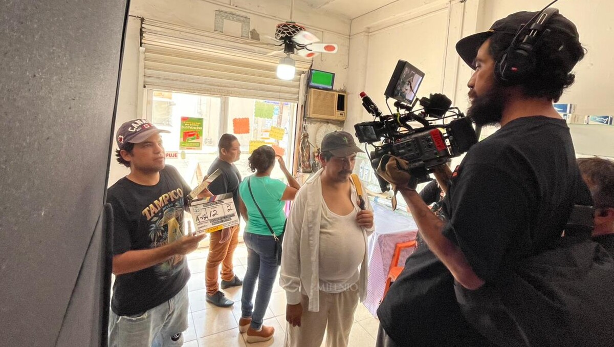 Graban cortometraje Madre Mía en Tampico