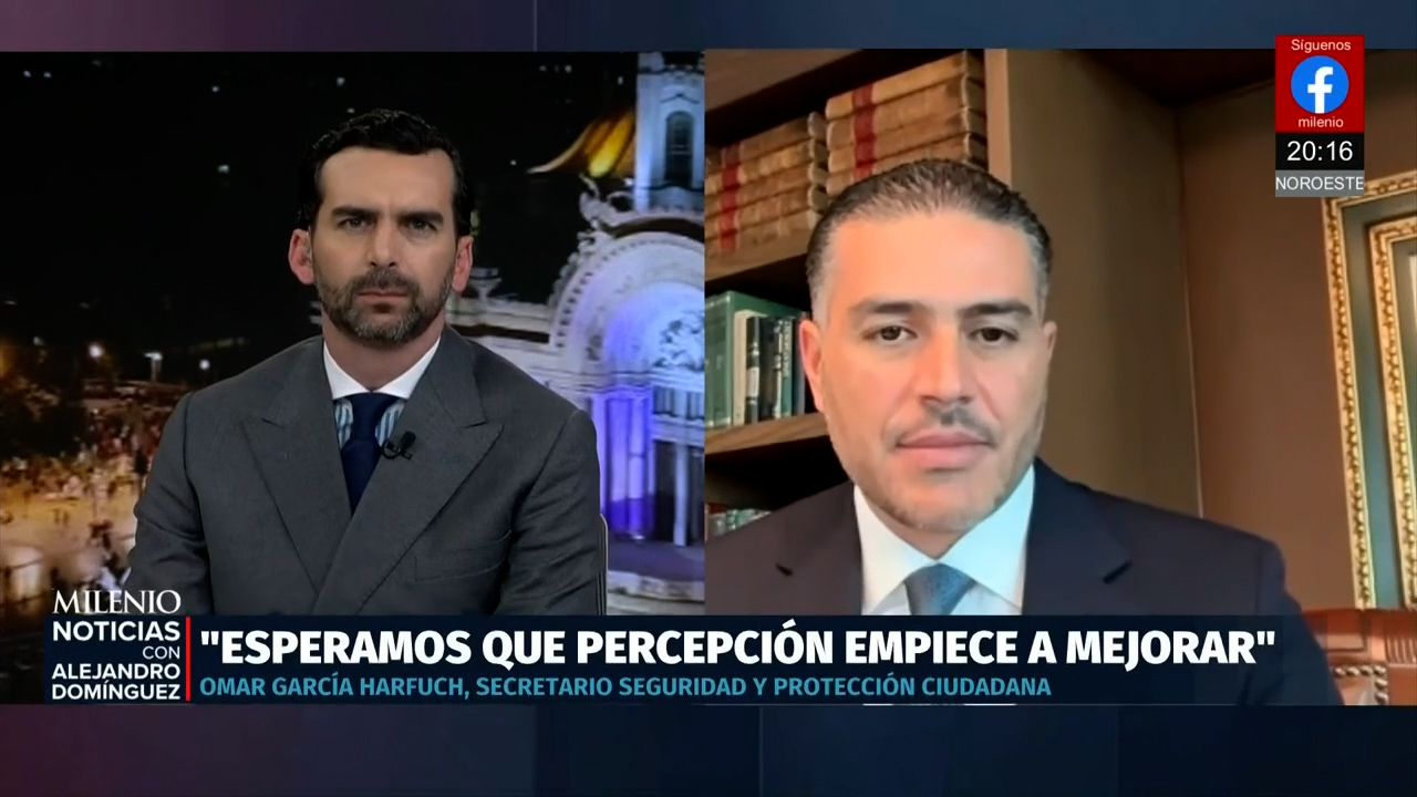 Harfuch reporta 32 % menos homicidios y afirma que Sheinbaum dirige la estrategia de seguridad