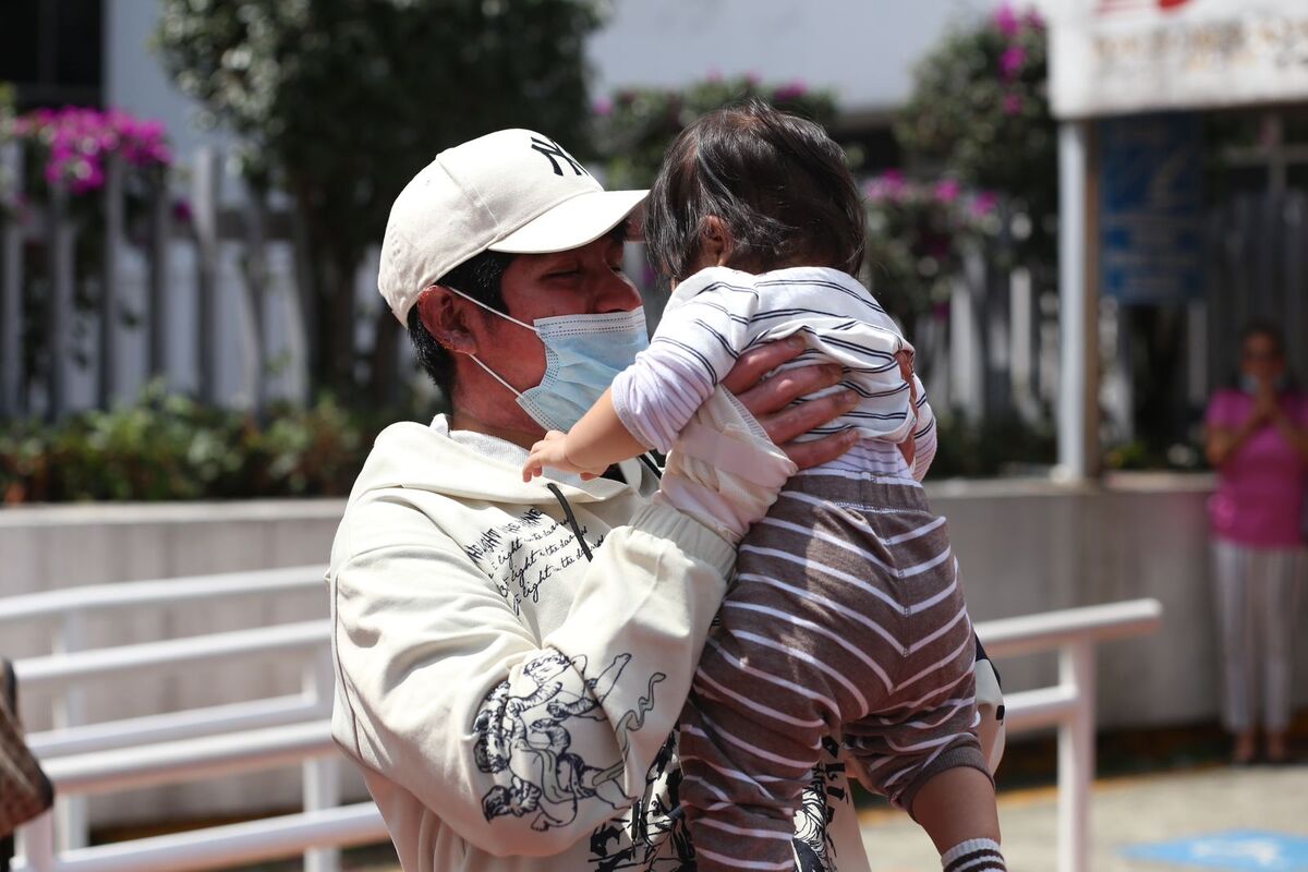 El hombre agradeció el apoyo de sus familiares. (Foto: Ariana Pérez)