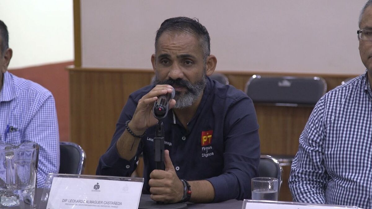 Leonardo Almaguer, diputado del PT (Ricardo Valdivia)
