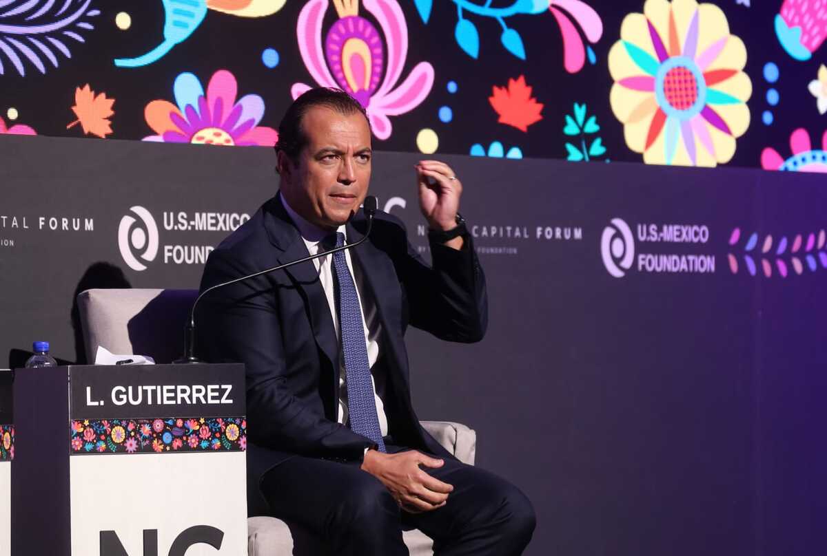 Luis Rosendo Gutiérrez, subsecretario de Economía, durante el 'North Capital Forum'. | Araceli López