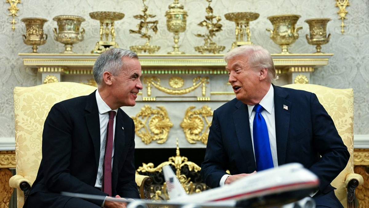 Mark Carney visitó a Donald Trump en la Casa Blanca. | AFP