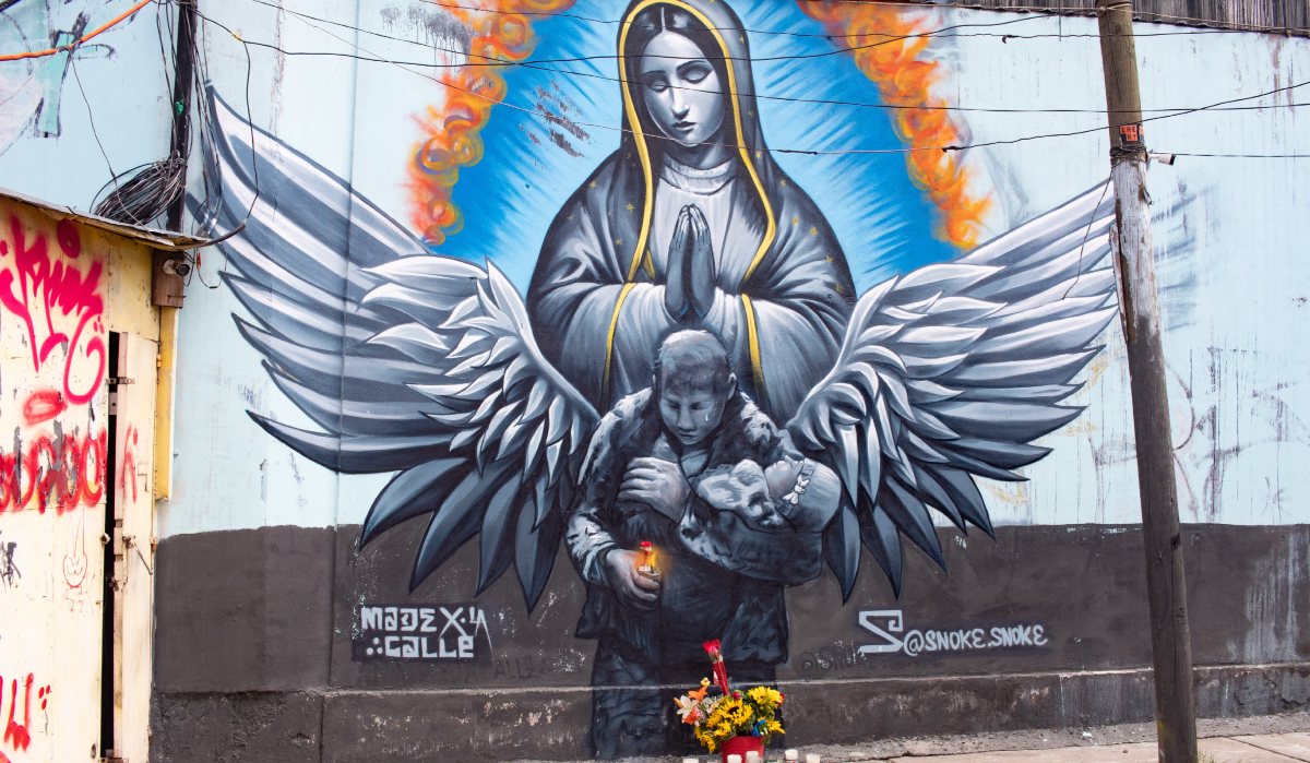 Mural en honor a Alicia Matías y las víctimas de la explosión en el Puente de la Concordia | Baruc Mayen