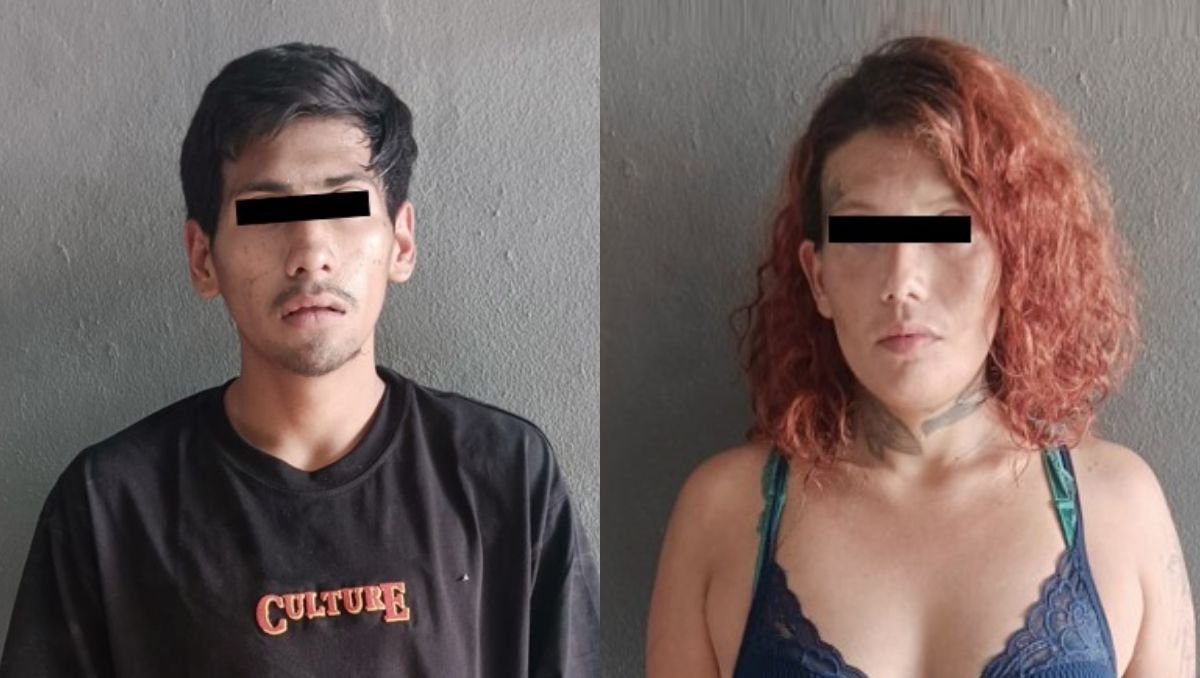 La pareja fue capturada y puesta a disposición del Ministerio Público. | Especial