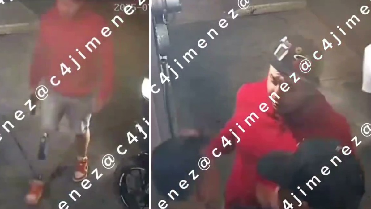 'El Pata de Fierro' y sus cómplices extorsionadores fueron captados en video mientras agredían a una persona en Iztapalapa. | Especial