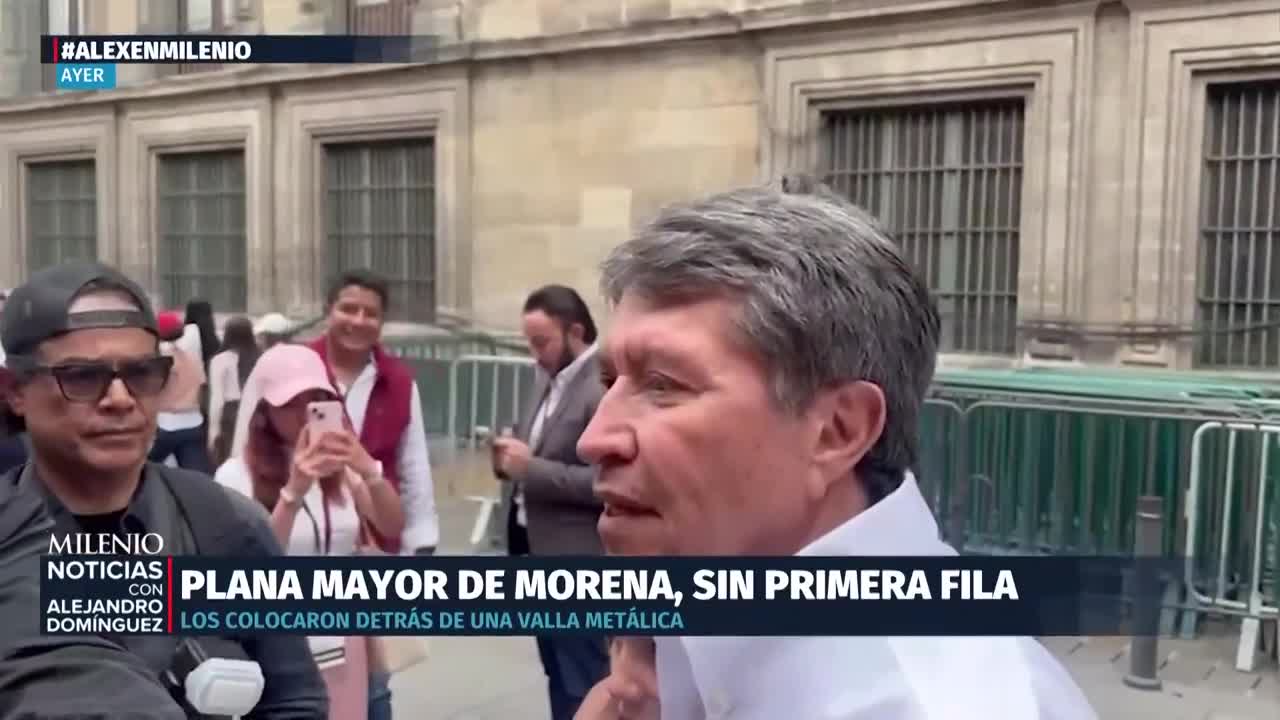Sheinbaum "acorrala" en tercera fila a Morenistas | Alejandro Domínguez, 6 de octubre de 2025