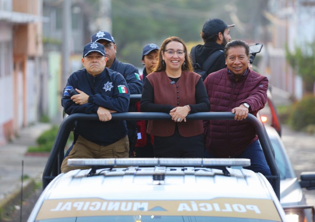 Azucena Cisneros supervisa operativo contra corrupción en Ecatepec,  acompañada por fuerzas federales y municipales | Especial