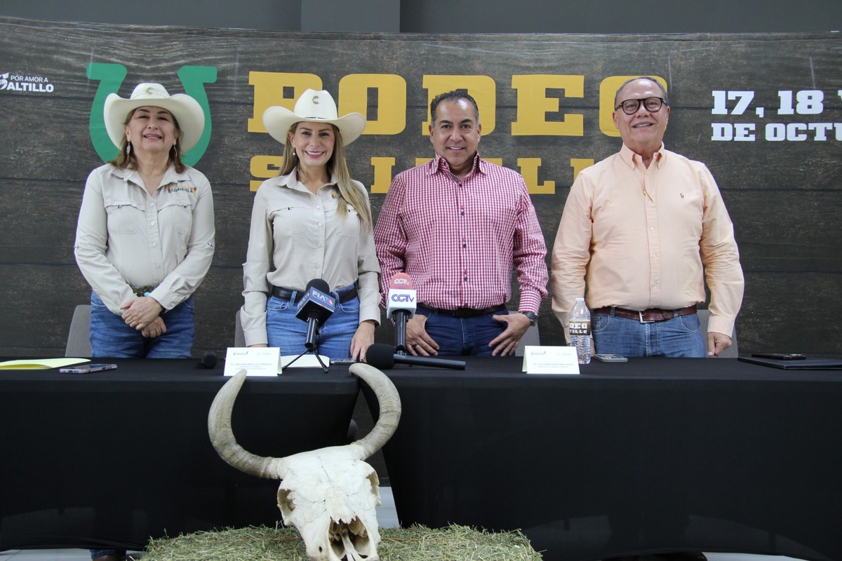 Caballo Dorado encabezará el Rodeo Saltillo 2025, que espera más de 60 mil asistentes.| Verónica Rivera