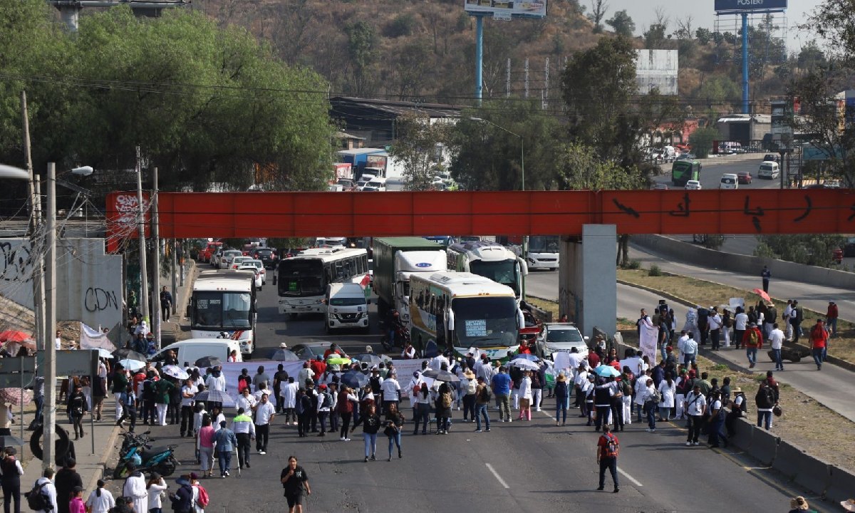 La CNTE y el MMCRE bloquearán tres vialidades que conectan con el Estado de México. Foto: (Cuartoscuro)