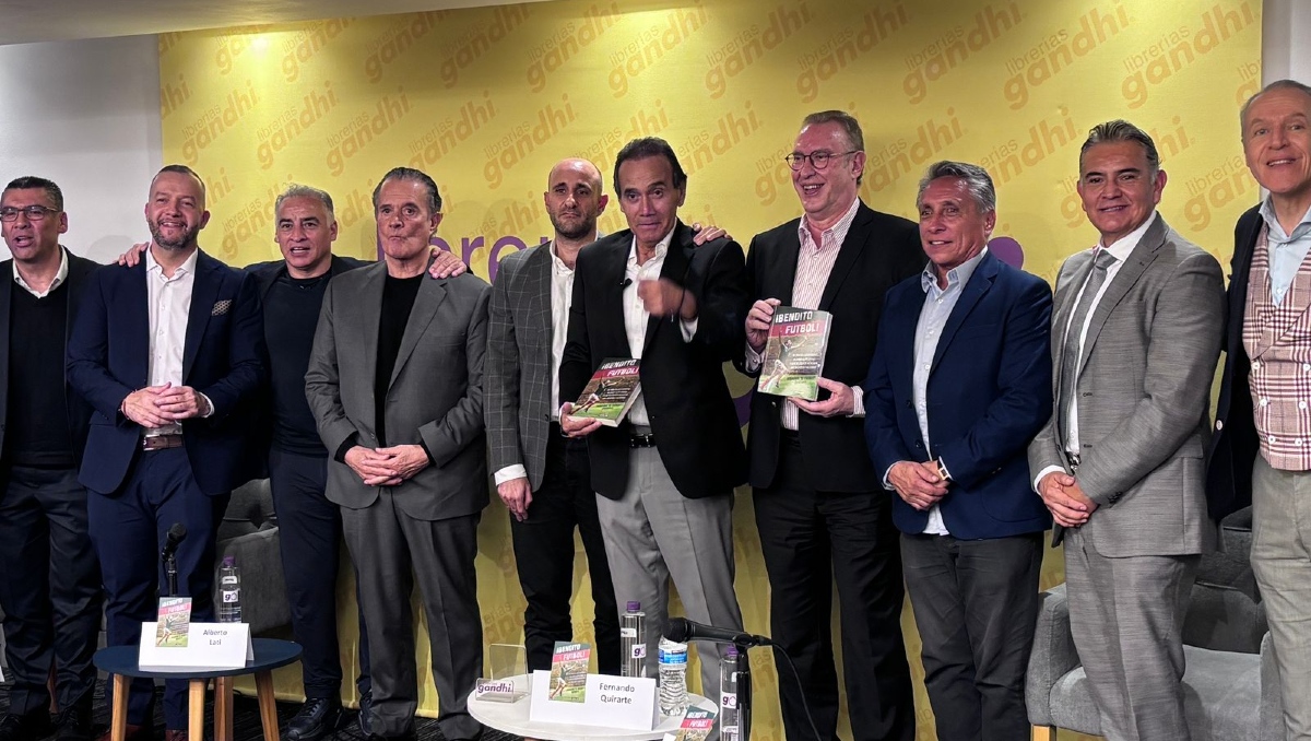Fernando Quirarte, 'El Sheriff', presenta su libro: 'Bendito Futbol'  (Jorge Flores)